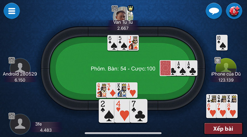 Chi tiết về cách chơi game bài phỏm tại Debet